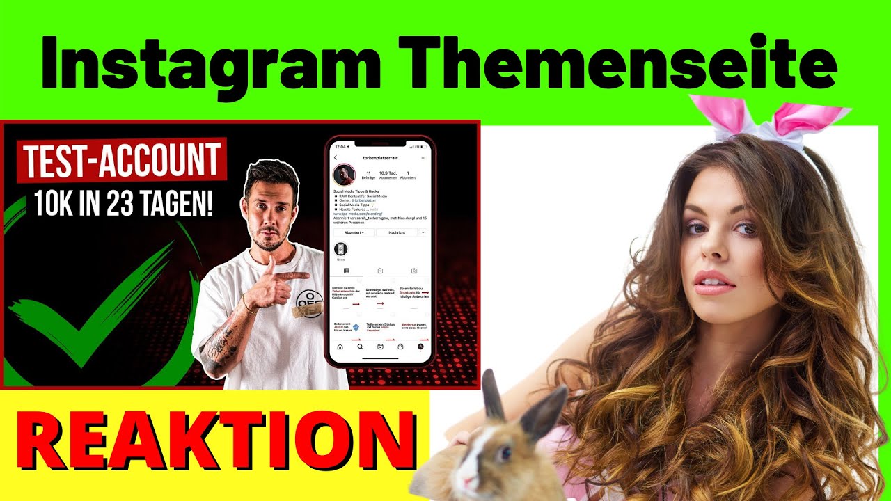 Instagram Themenseite 0-10.000 Follower organisch aufbauen! [Michael Reagiertauf]