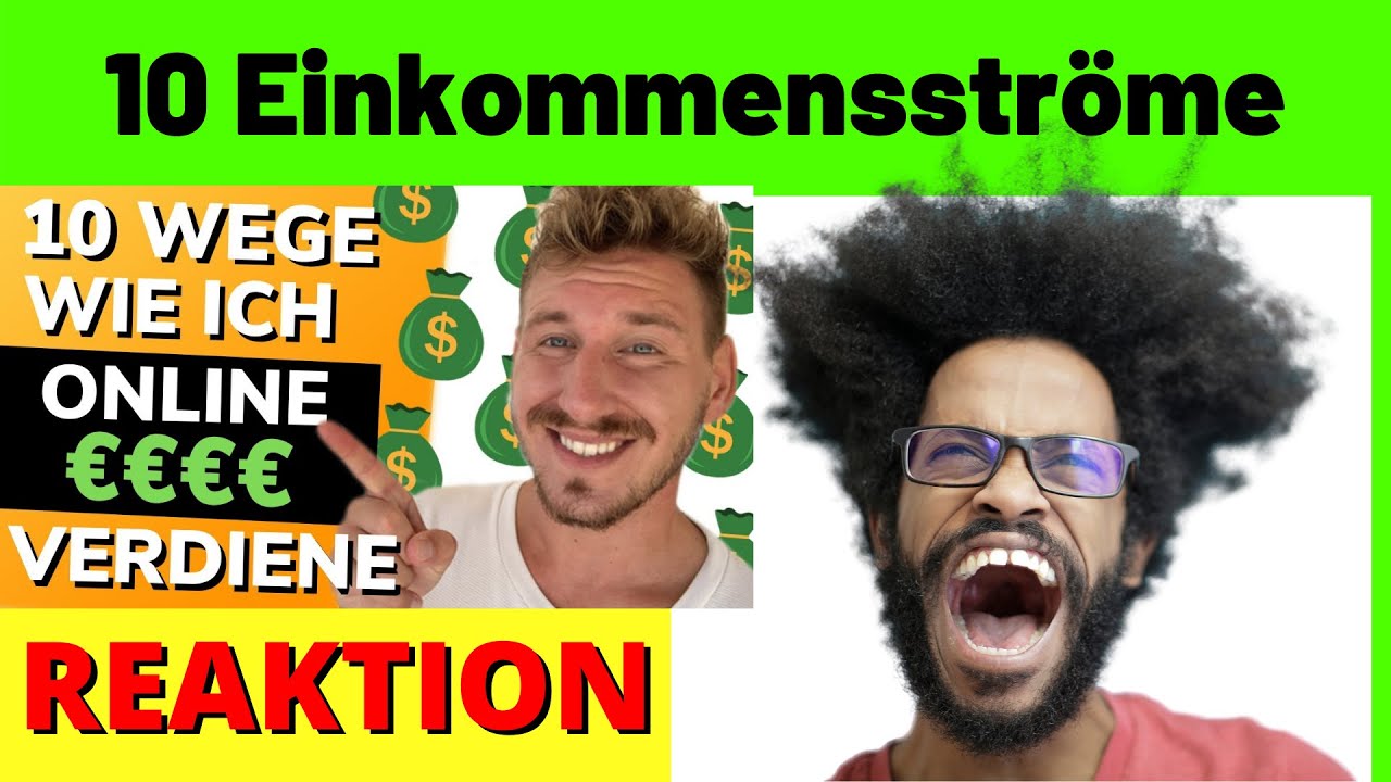 Online Geld verdienen - OHNE INVESTITIONEN! 💰 10 Einkommensströme im Internet [Michael Reagiertauf]