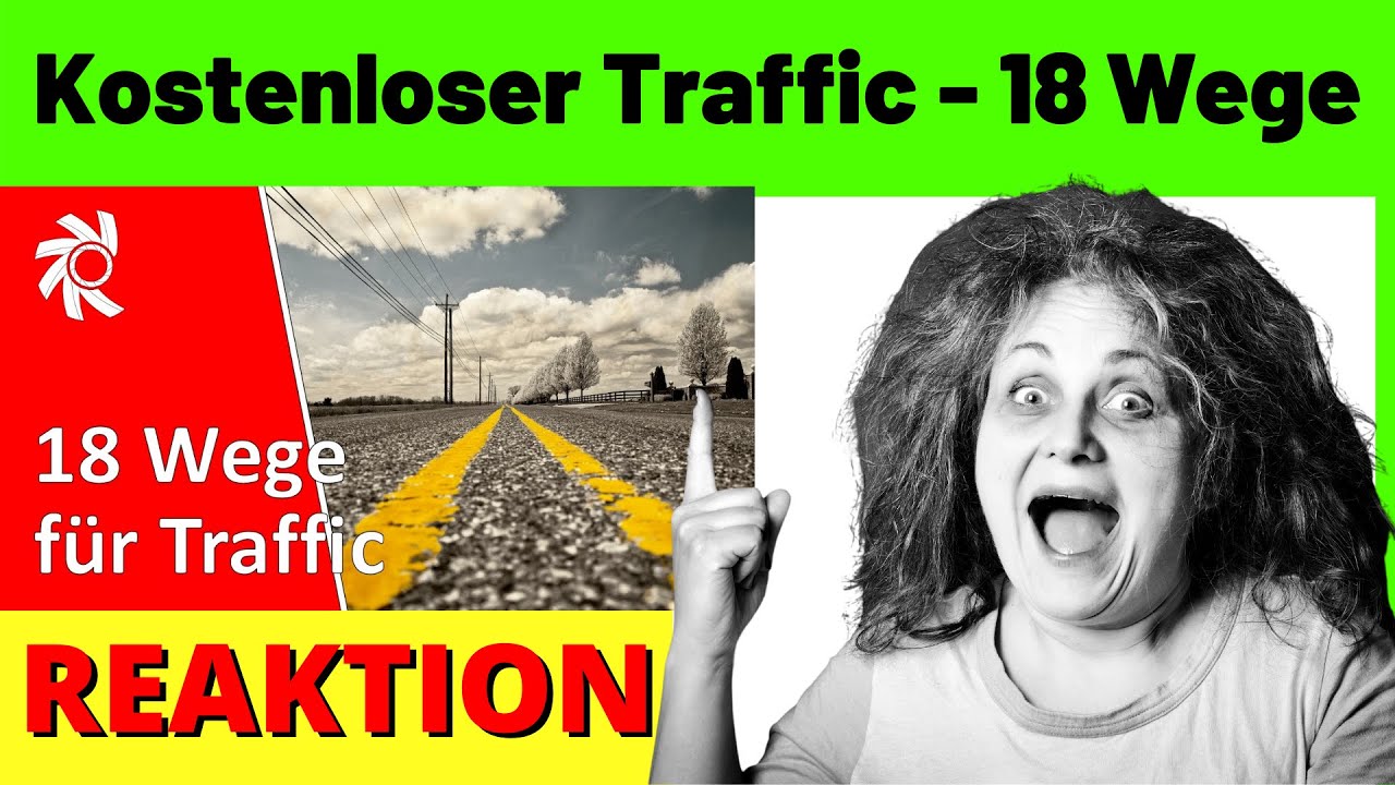 Kostenloser Traffic - 18 Wege für mehr Besucher auf Deinen Blogs und Nischenseiten... [Reaction]