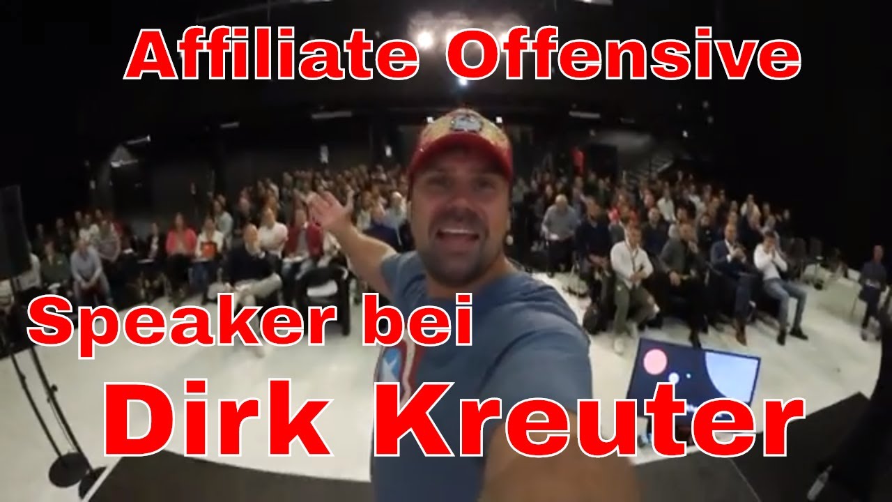 Affiliate Offensive München ✅  Speaker bei Dirk Kreuter was für ein Schei.... ✅