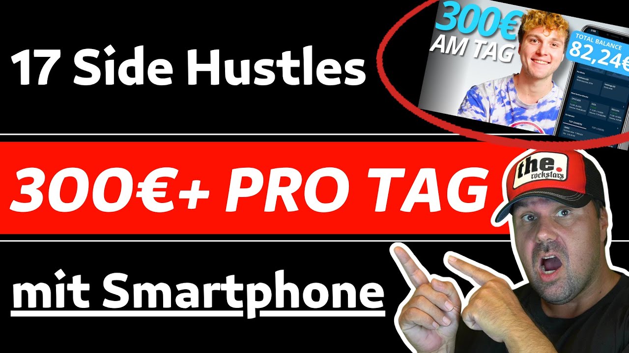 17 Side Hustles Mit Deinem Smartphone (300€+ Pro Tag) | Michael reagiert Marius Worch