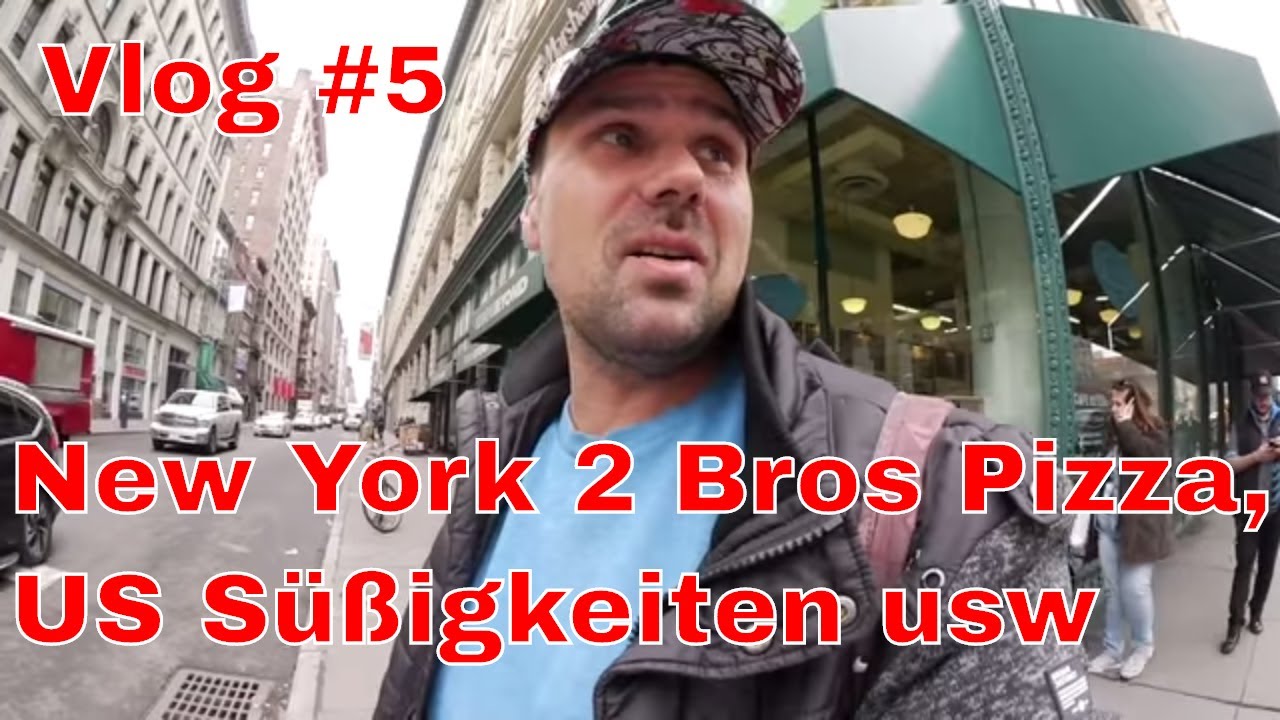 Vlog #5 New York 2 Bros Pizza, US Süßigkeiten usw - Michael Kotzur in New York ✅