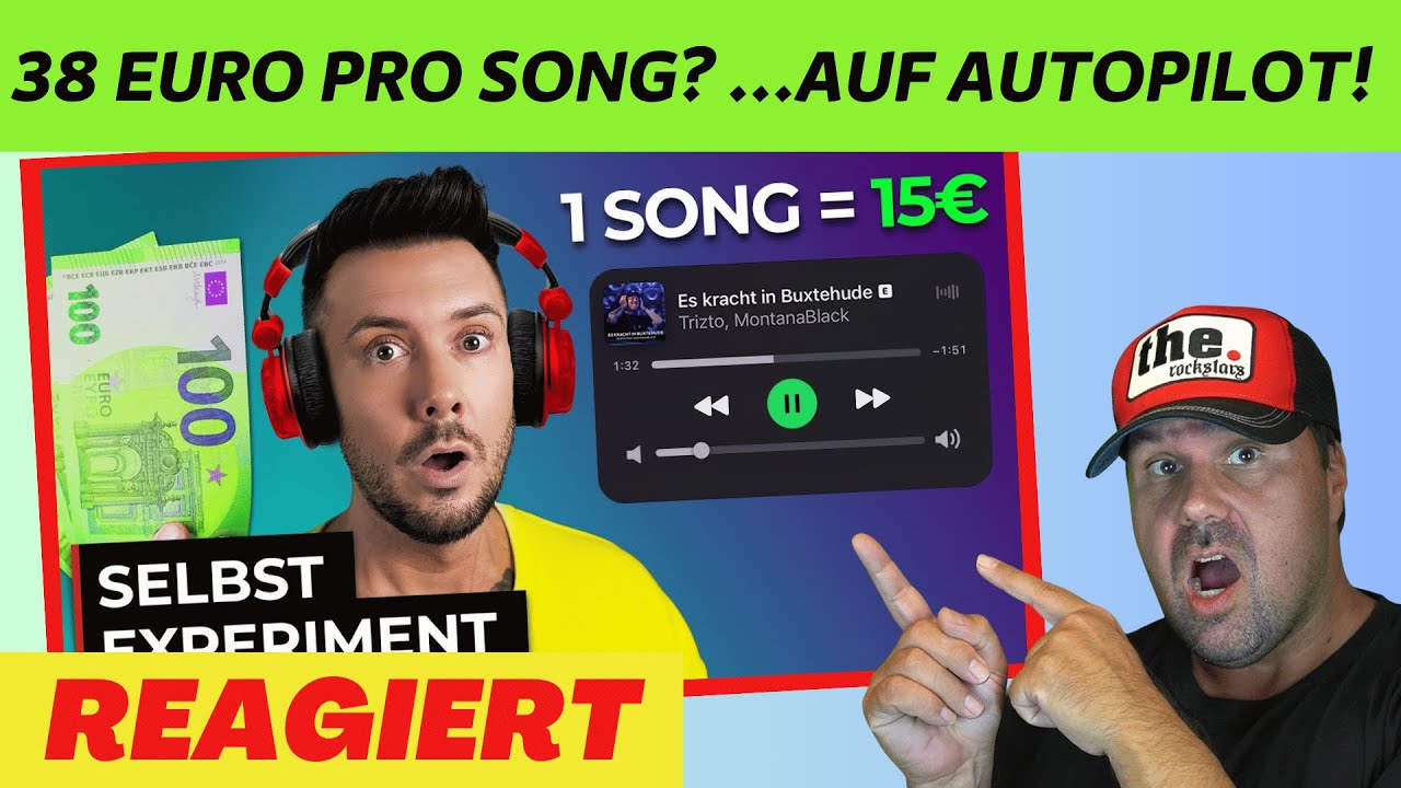 38 Euro pro Song? Der ultimative Test zum Geld verdienen mit Musik auf Autopilot! | Michael reagiert